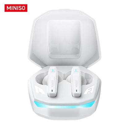 MINISO Gm2Pro Wireless Earbuds Bluetooth 5.4 Headphones, Earbuds Noise Cancelling, Energy Saving, IPX5 Waterproof with Mic, Gaming Earbuds 60 Hrs Playtime, Compatible for Android/Ios