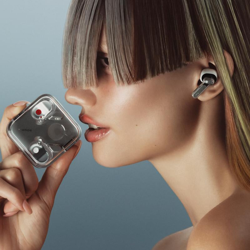 Nothing Ear (3) Wireless Earbuds with 95Db Super Mic Dual MEMS Beamforming Mics Adaptive Noise Cancellation & Hi-Res LDAC Audio 12Mm Driver IP54 Splash Resistant Voice Control